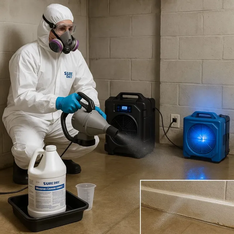 Sanitization and Odor Removal process in Mount Olive, IL