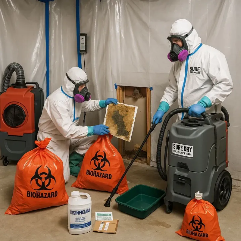 Contaminated Water Handling Protocols process in Mount Olive, IL