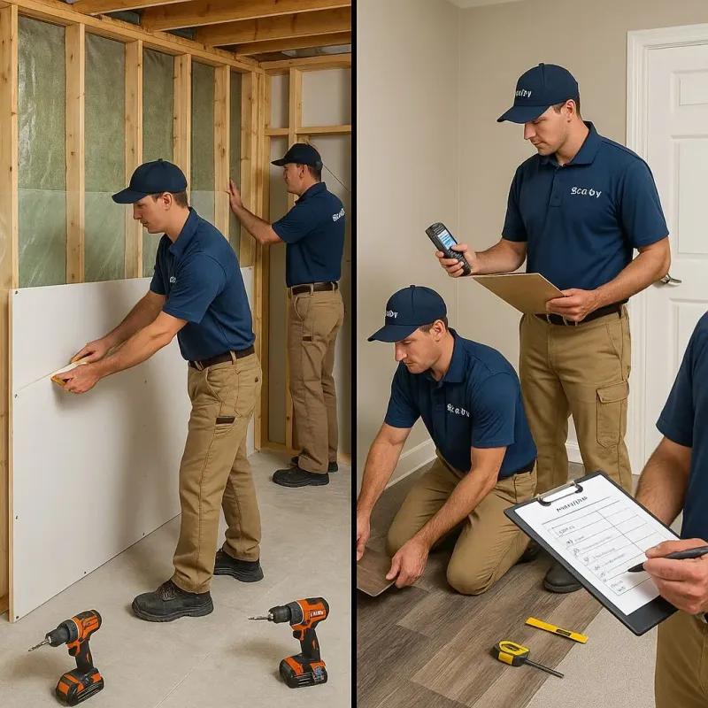 Repairs and Reconstruction process in Mount Olive, IL